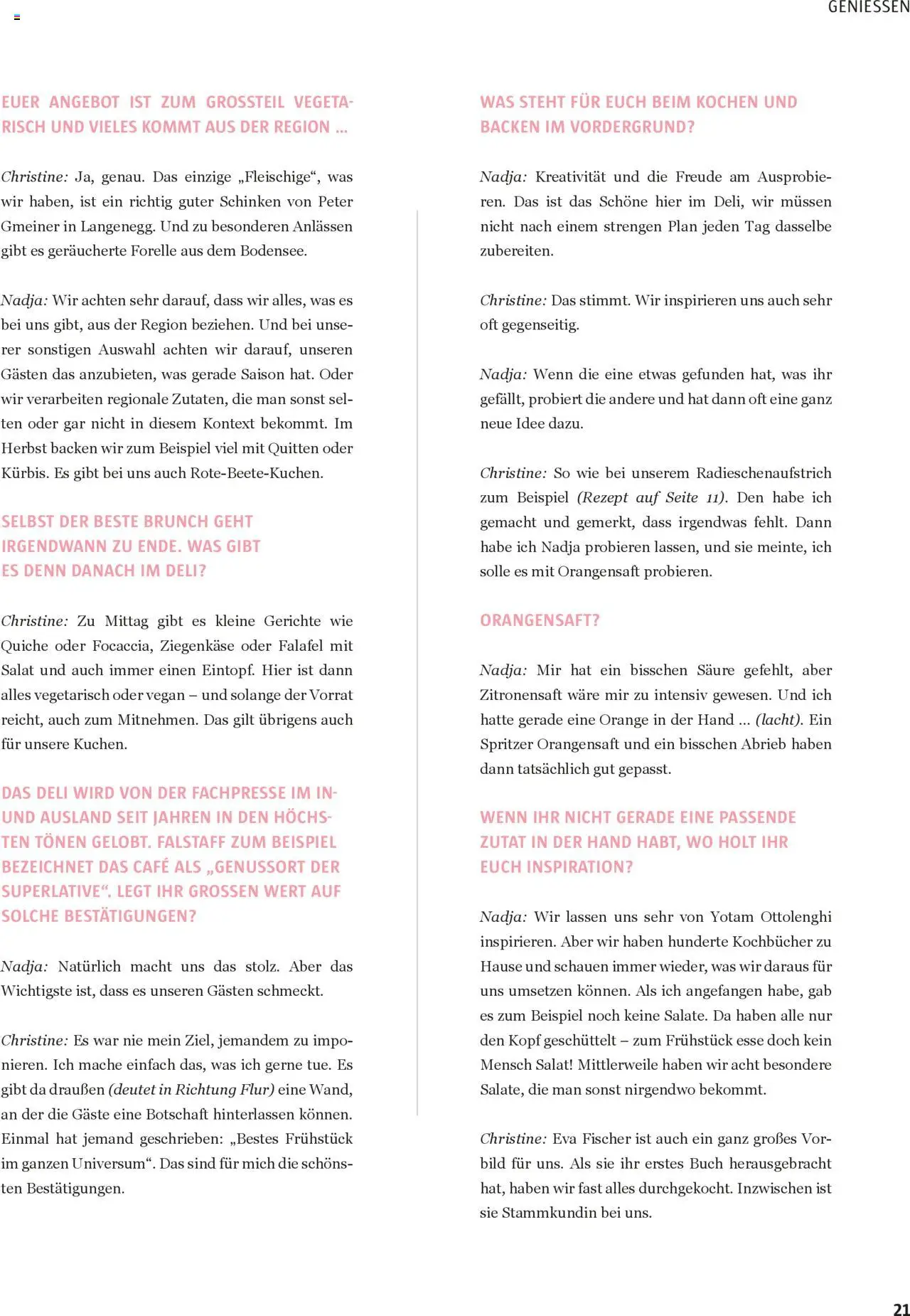 Sutterlüty B’sundrig Magazine gültig ab 18.06.2025 | Seite: 21 | Produkte: Salat, Schinken