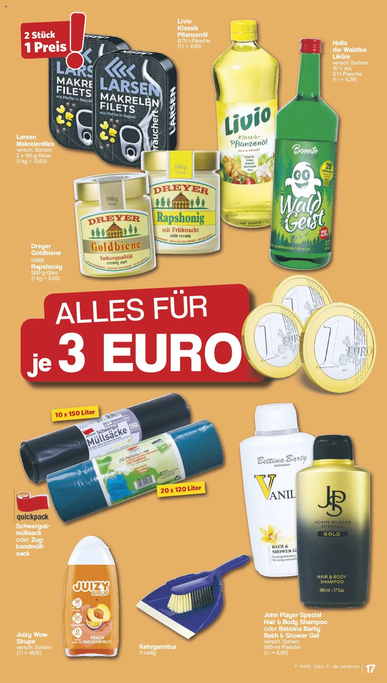 Famila Nordwest Prospekt 	 – gültig ab 13.04.2026 | Seite: 19 | Produkte: Rapsöl, Sirup, Shampoo, Player