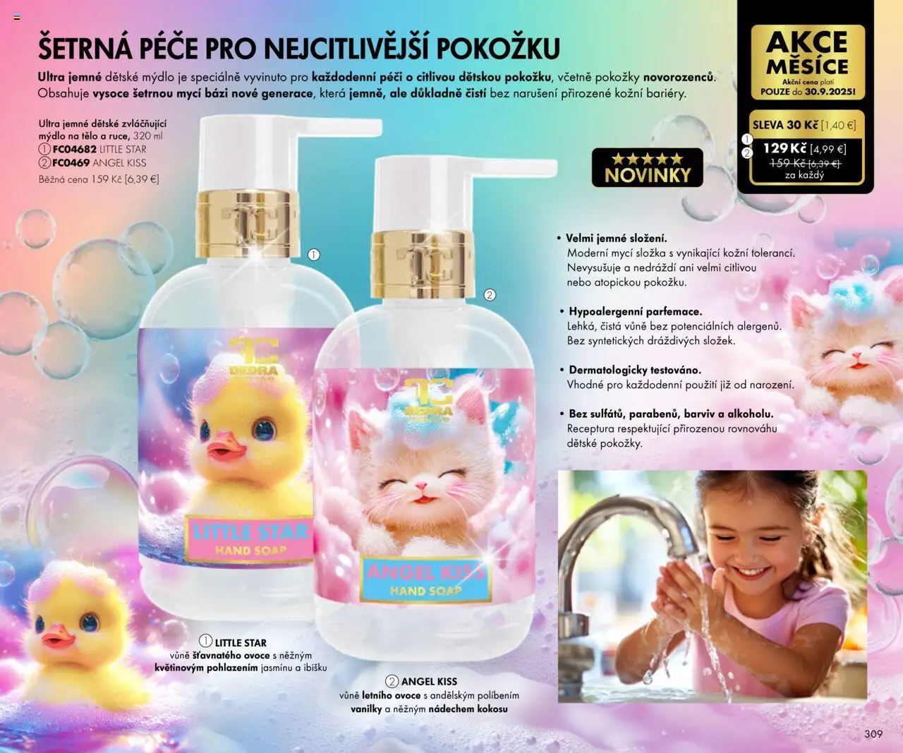 Dedra Katalog september 2025 │ platný od 01.09.2025 | Strana: 9 | Produkty: Mydlo