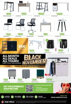 Fair Price specials catalogue – valid from 31.10.2025 | Page: 20 | Products: Fryer, Ironing board, Air fryer, Stock