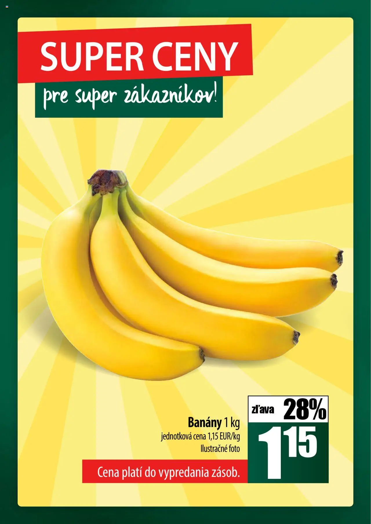 Nové COOP Jednota akcie – leták je platný od 02.10.2025 | Strana: 10 | Produkty: Banány