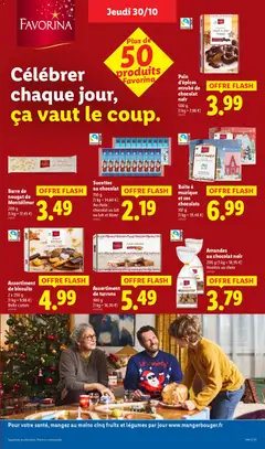 LIDL - Prévisualisation de Pain d'épices enrobé de chocolat noir, 500 g valide à partir de 30.10.2025 | Page: 27