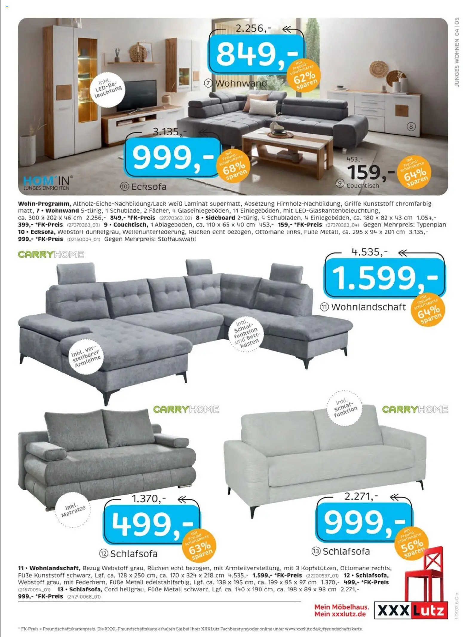 XXXL Lutz Restaurantgutscheine – gültig ab 08.02.2026 | Seite: 9