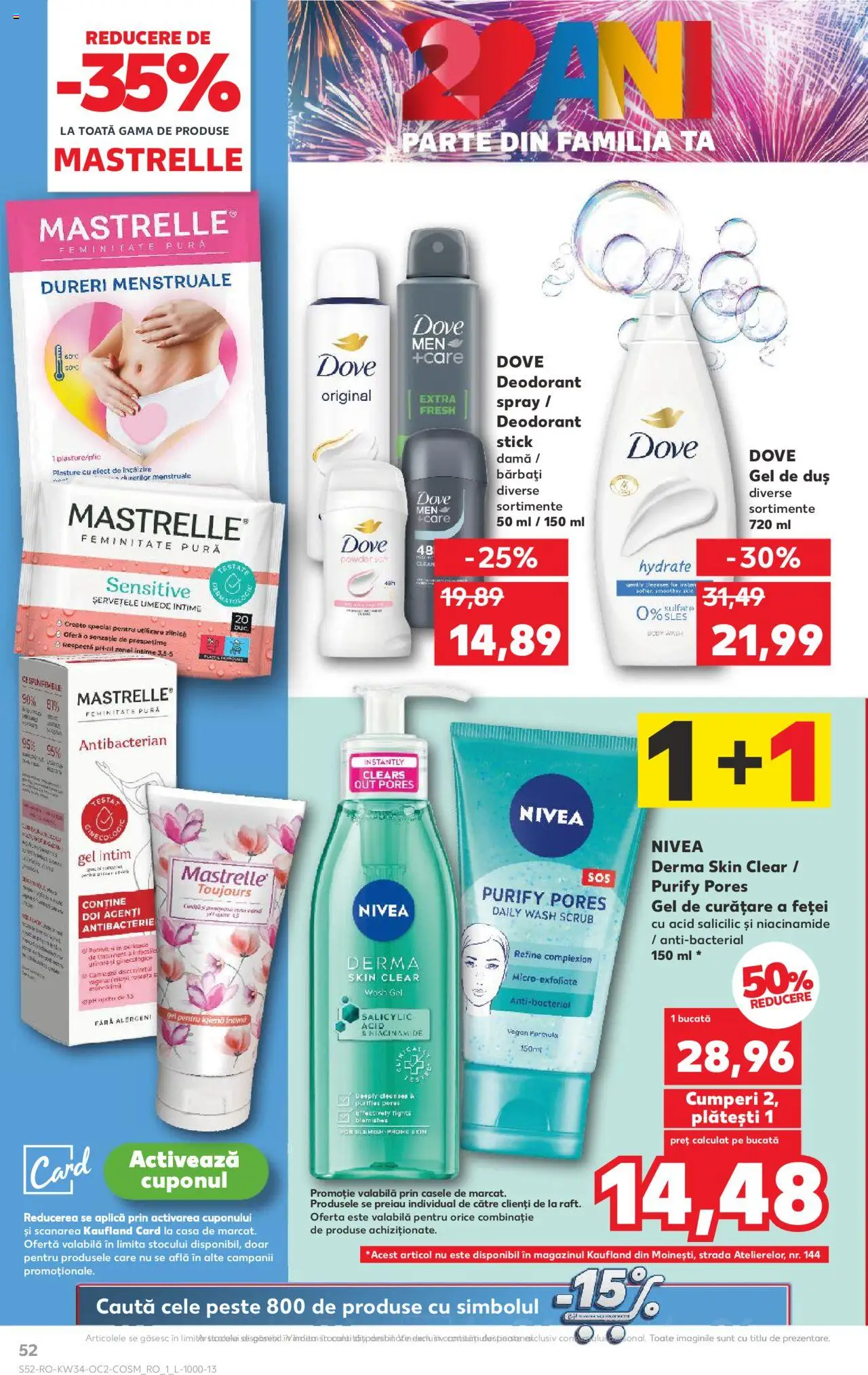 Kaufland RO akciós ujság - amely érvényes a következő dátumtól: 20.08.2025 | Oldal: 52 | Termékek: Body