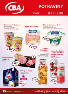 Náhled letáku CBA leták od 23.07.2025