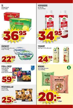 Din Mat - erbjudanden - Förhandsvisning av reklamblad från butik Din Mat aktuell från 19.01.2026 | Sida: 5 | Produkter: Visp, Potatisbullar, Yoghurt, Vispgrädde