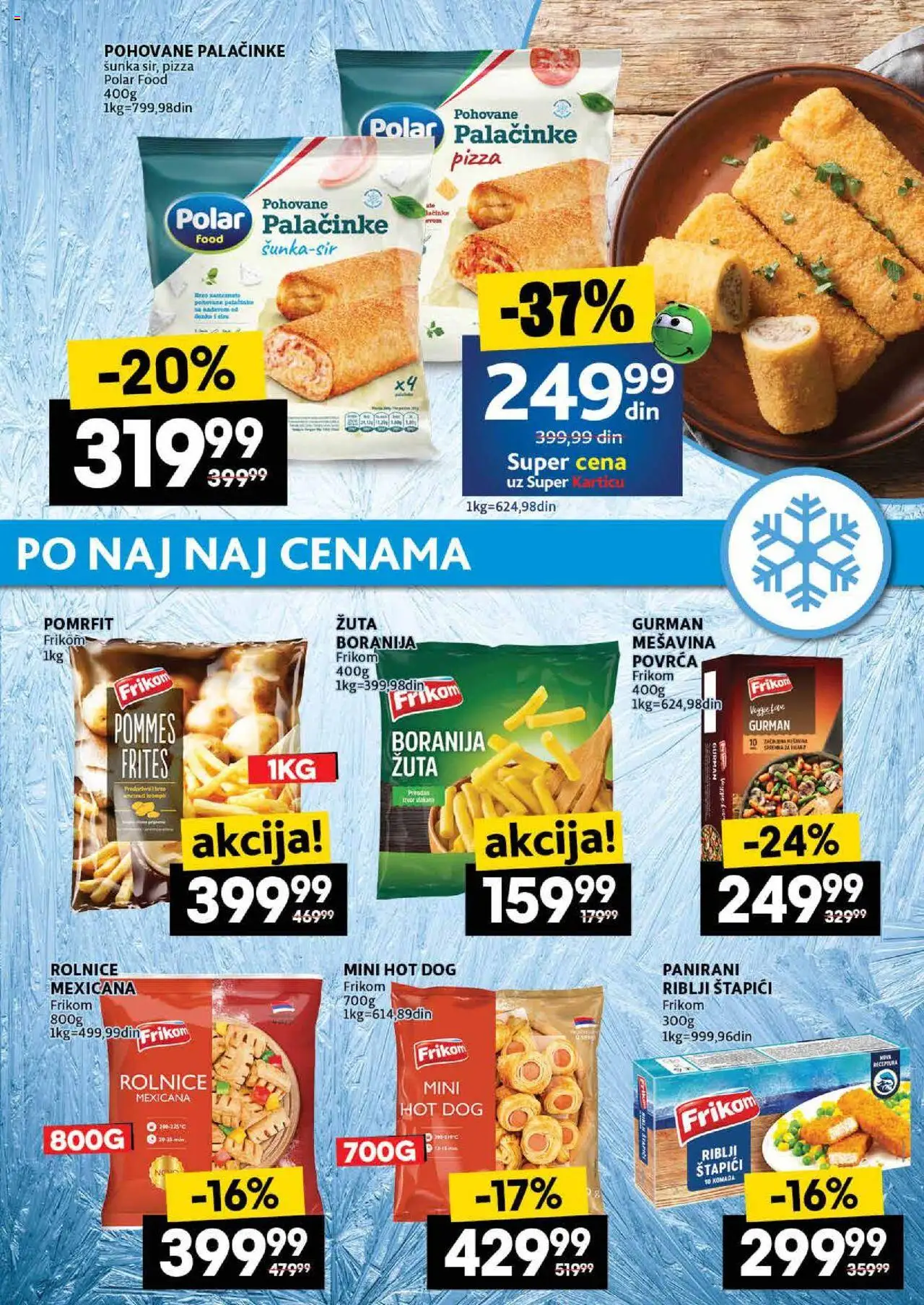 Idea katalog - važi od 24.07.2025 | Strana: 27 | Proizvode: Boranija, Riblji štapići, Hot dog, Šunka