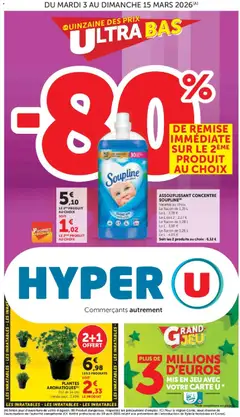 Hyper U - Prévisualisation de Hyper U catalogue -80% valide à partir de 03.03.2026