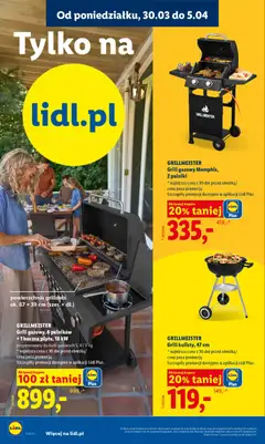 Pogląd oferty "GRILLMEISTER Grill gazowy Memphis, 2 palniki, Grill gazowy Memphis, 2 palniki" - ważna od 30.03.2026 | Strona: 8 | Produkty: Grill, Grill gazowy