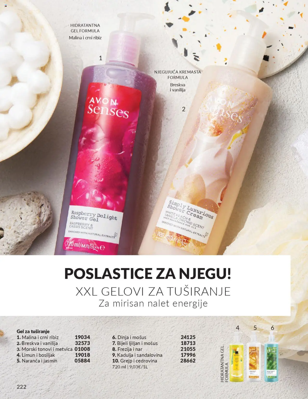 Avon katalog | vrijedi od 30.09.2025 | Stranica: 222 | Proizvodi: Grejp, Limun, Breskva, Dinja