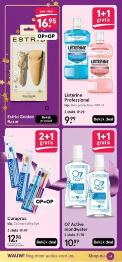 O7 Active mondwater, 2 stuks - Voorbeeld van een folder van Etos, geldig van 08.12.2025 | Pagina: 46 | Producten: Mondwater, Gum, Kan