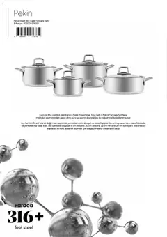 04.09.2025 tarihinden itibaren geçerli olan Karaca kataloğu önizlemesi | Sayfa: 22 | Ürünler: Tencere seti