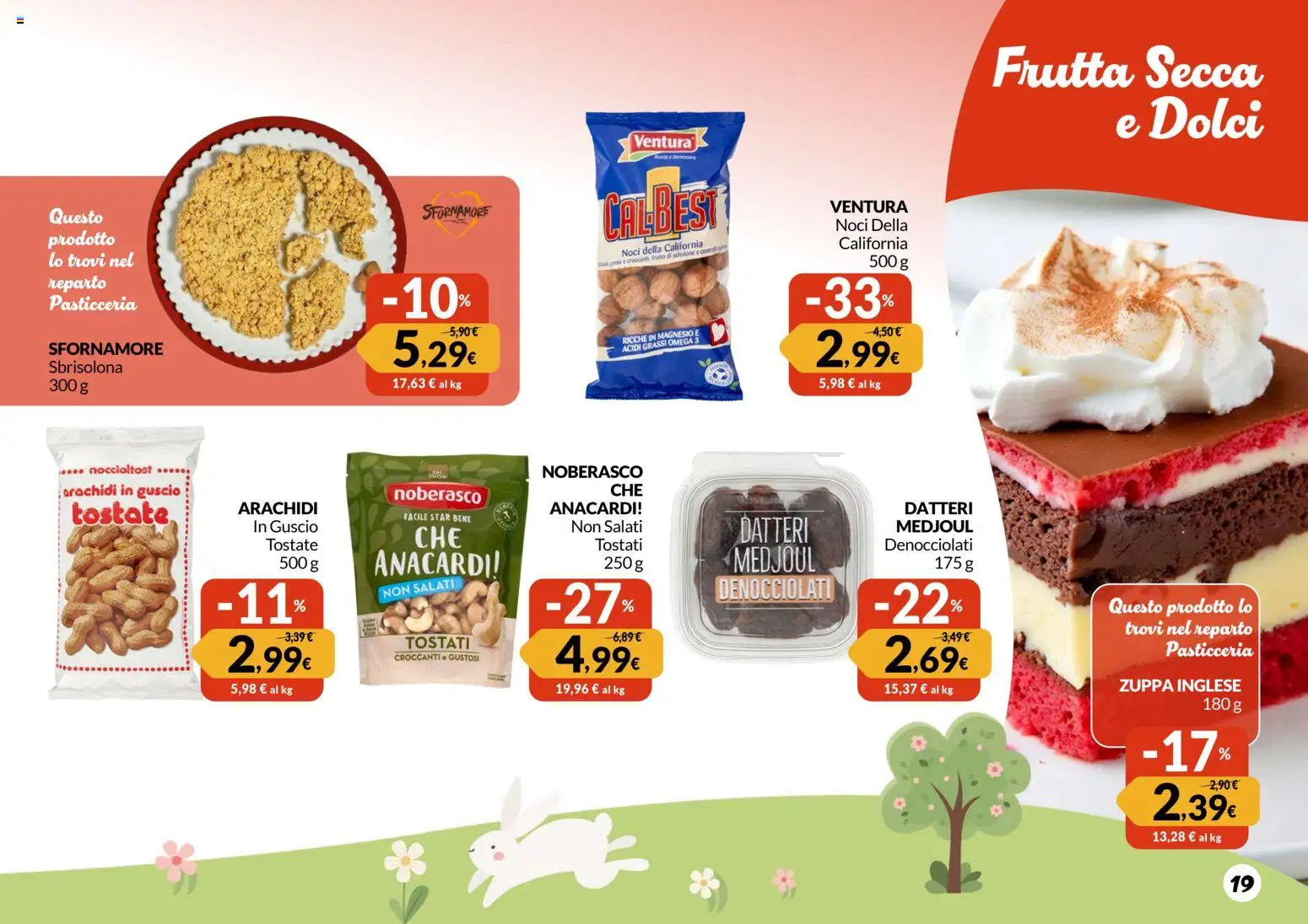 Volantino Famila del 12.03.2026 | Pagina: 19 | Prodotti: Frutta, Noci, Anacardi, Arachidi