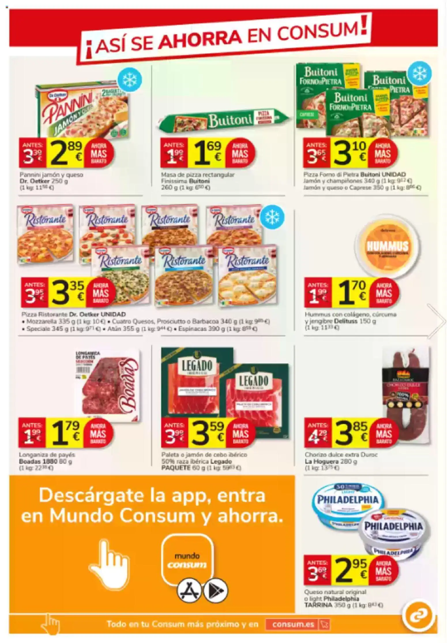 Consum folleto │ válido desde el 26.02.2026 | Página: 11 | Productos: Queso, Jamón, Πορσελάνη, Barbacoa