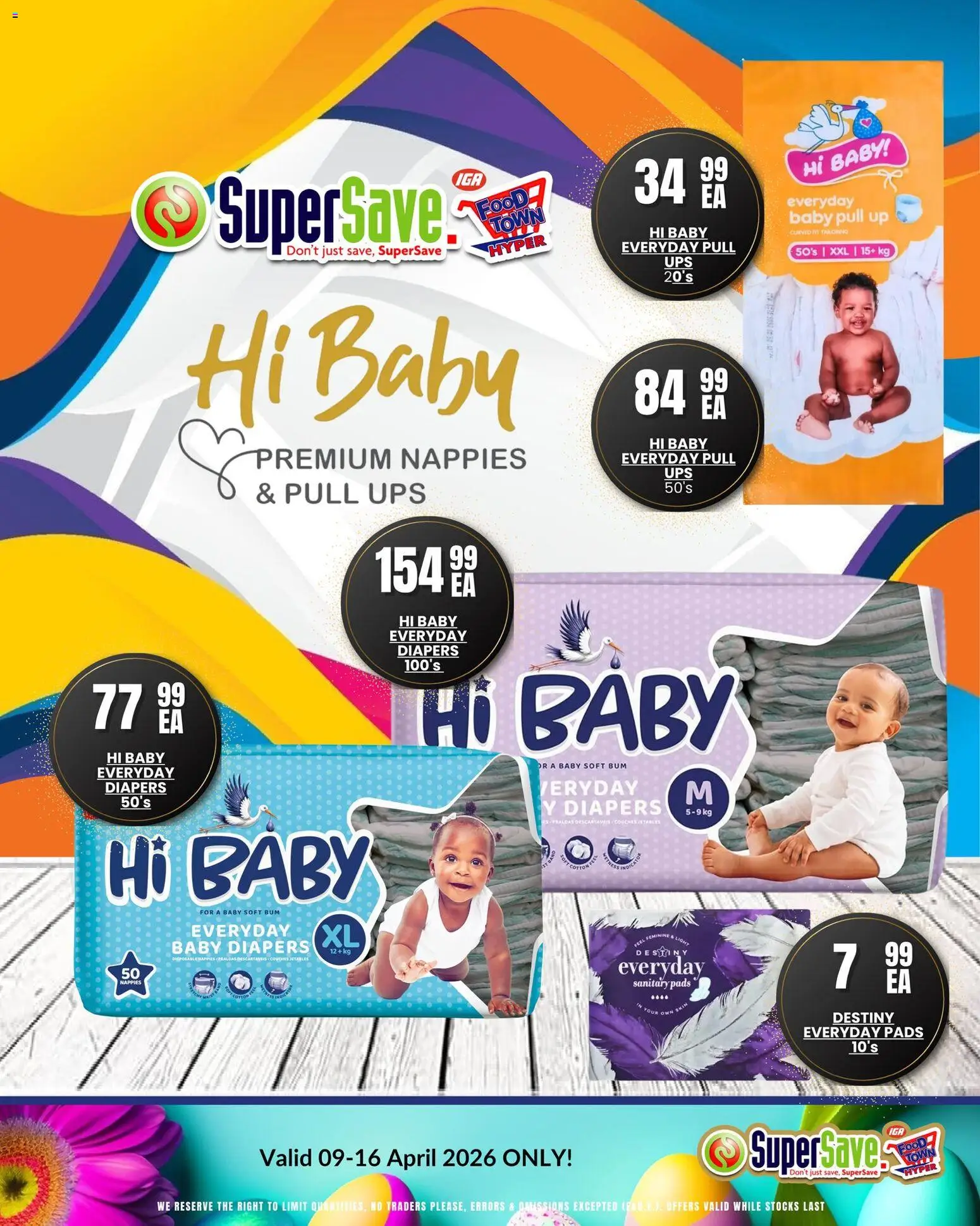New Super Save catalogue – valid from 09.04.2026 | Page: 56 | Products: Pads, Light, Nappies
