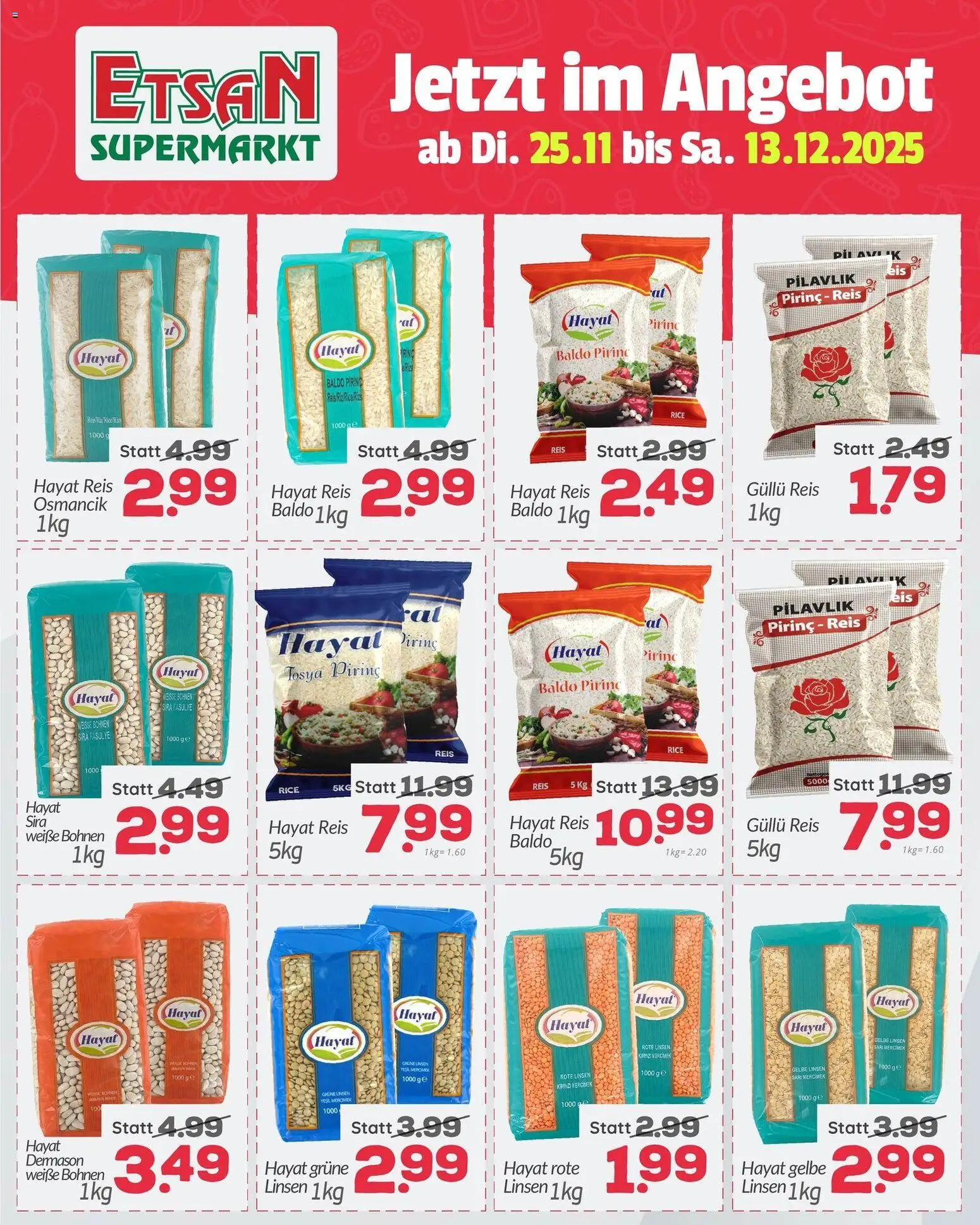 ETSAN Flugblatt gültig ab 25.11.2025 | Seite: 3 | Produkte: Reis