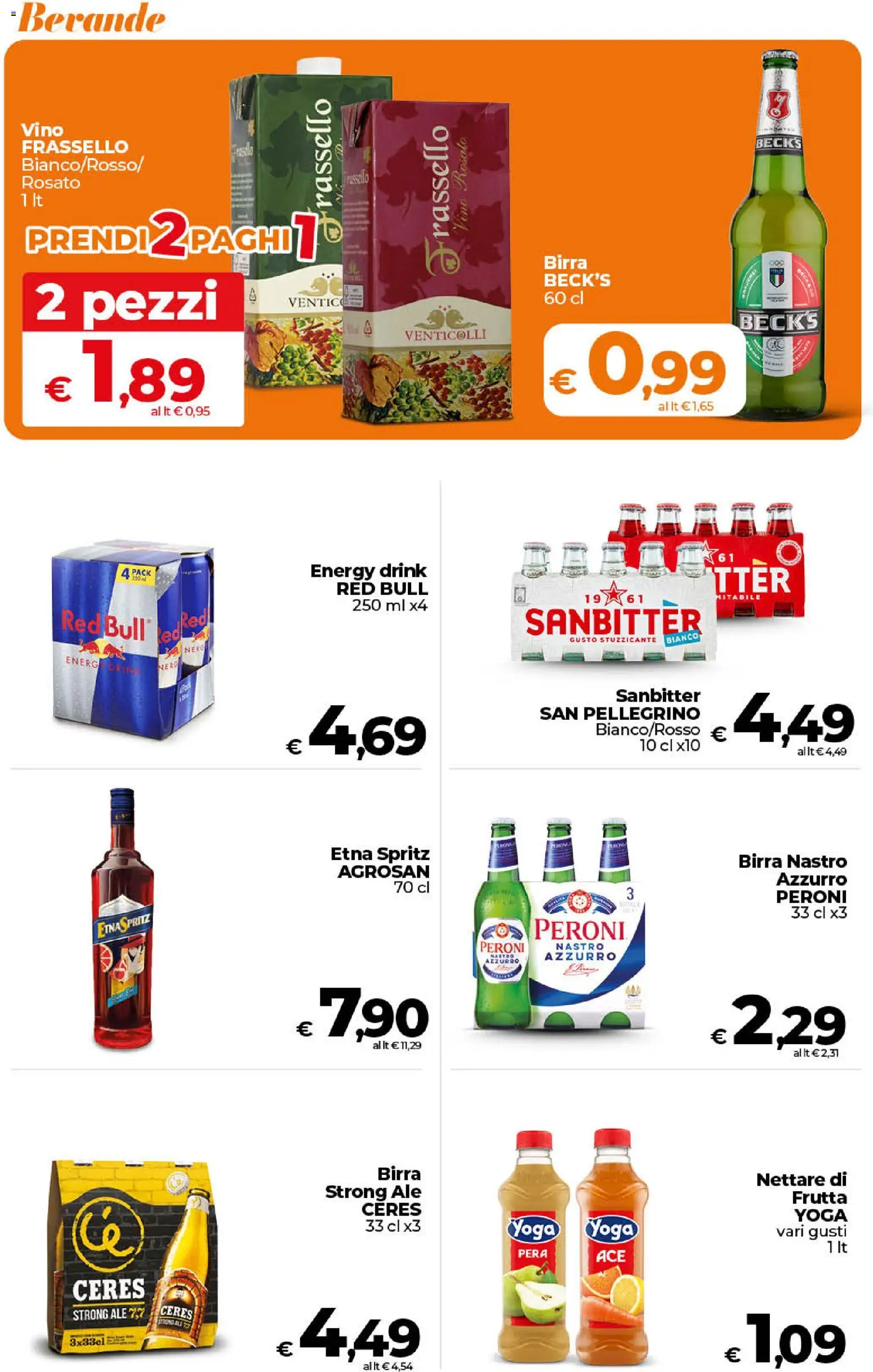 Volantino Ipercoop del 24.02.2026 | Pagina: 41 | Prodotti: Birra, Frutta, Ceres, Red Bull