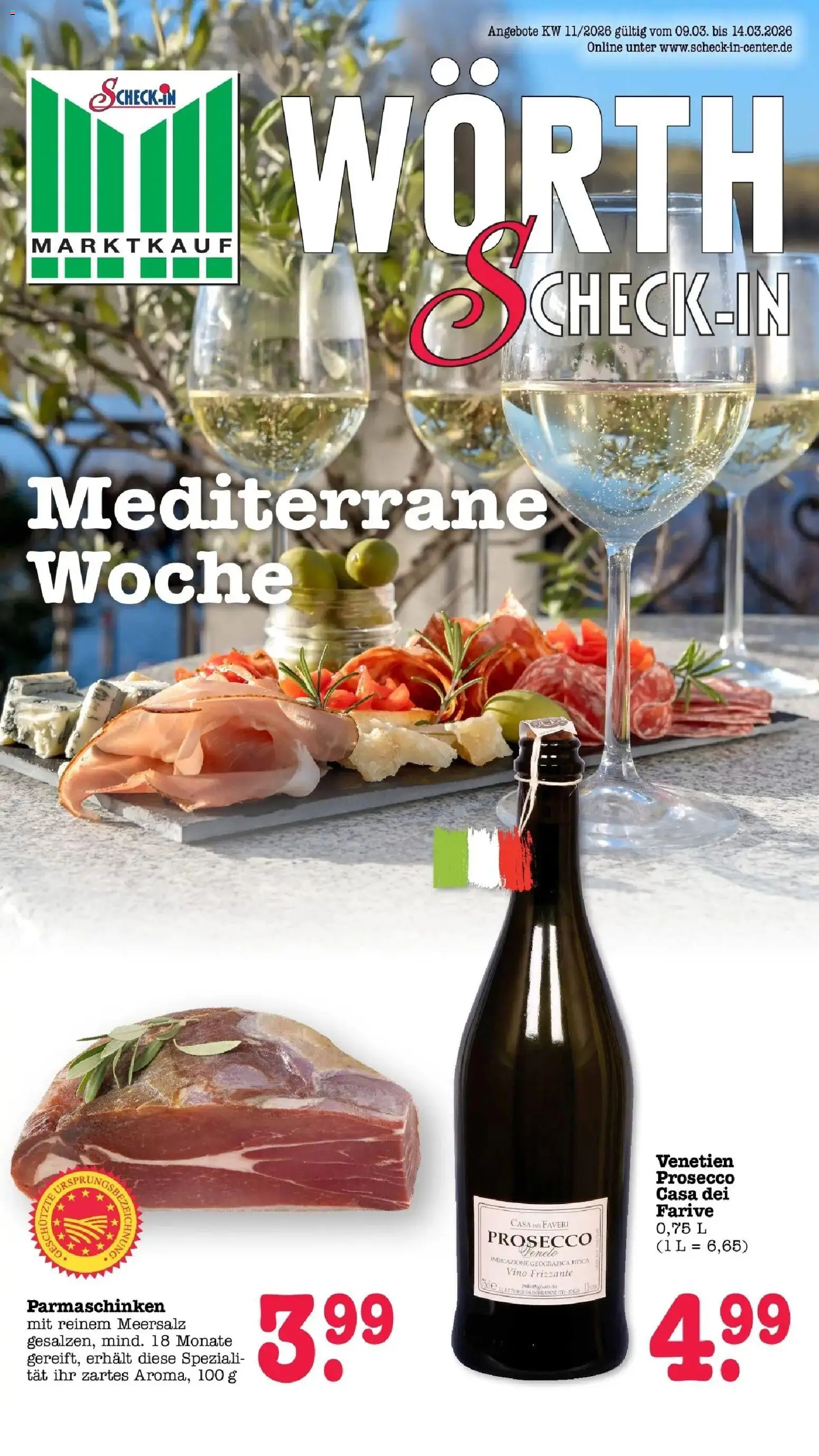 Edeka prospekt Wörth Am Rhein	 – gültig ab 09.03.2026 | Seite: 1 | Produkte: Prosecco