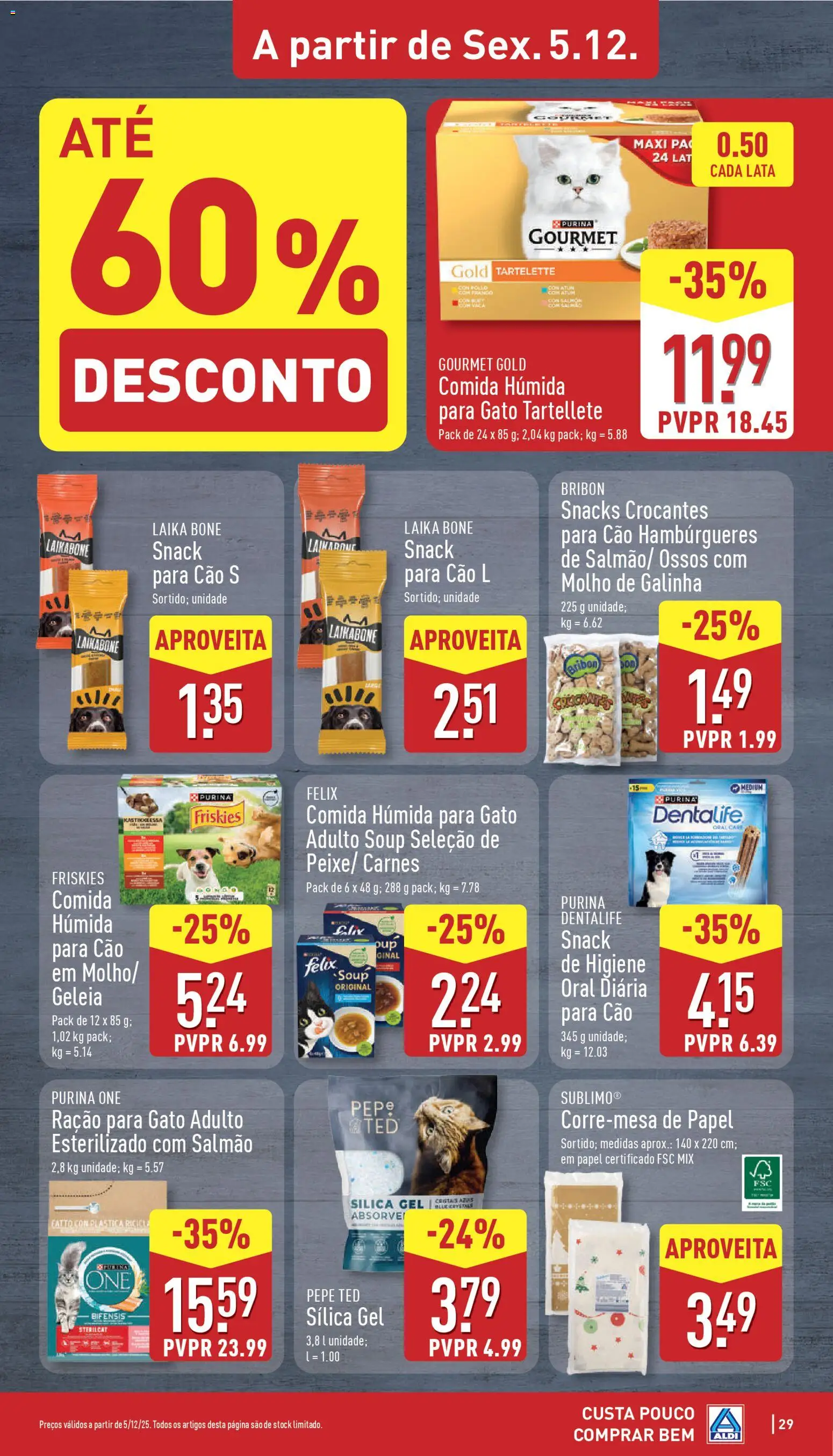 Aldi folheto │ válido de 01.12.2025 | Página: 29 | Produtos: Boné, Atum, Purina one, Salmão