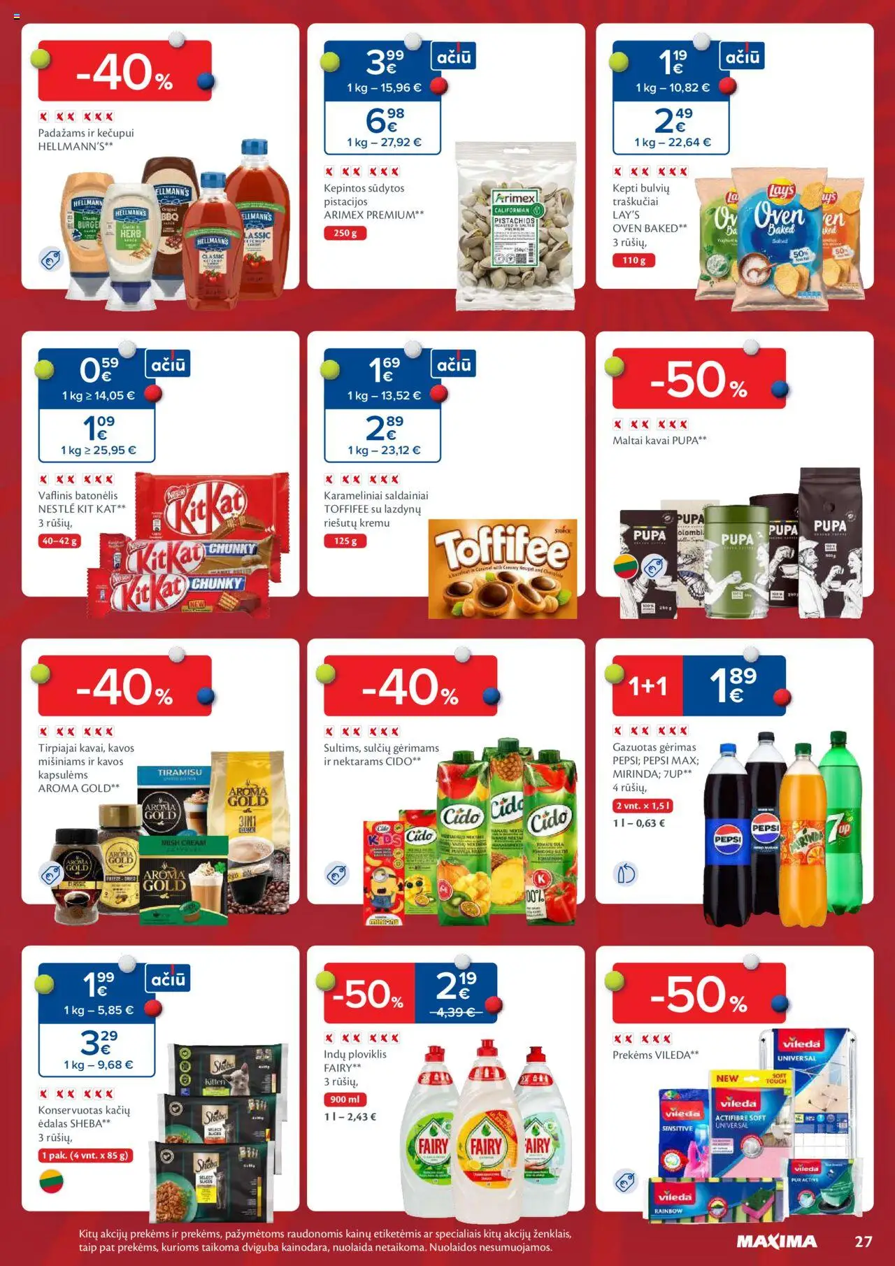 MAXIMA leidinys│galioja nuo 17.06.2025 | Puslapis: 27 | Prekių: Ploviklis, Saldainiai, Traškučiai, Pistacijos