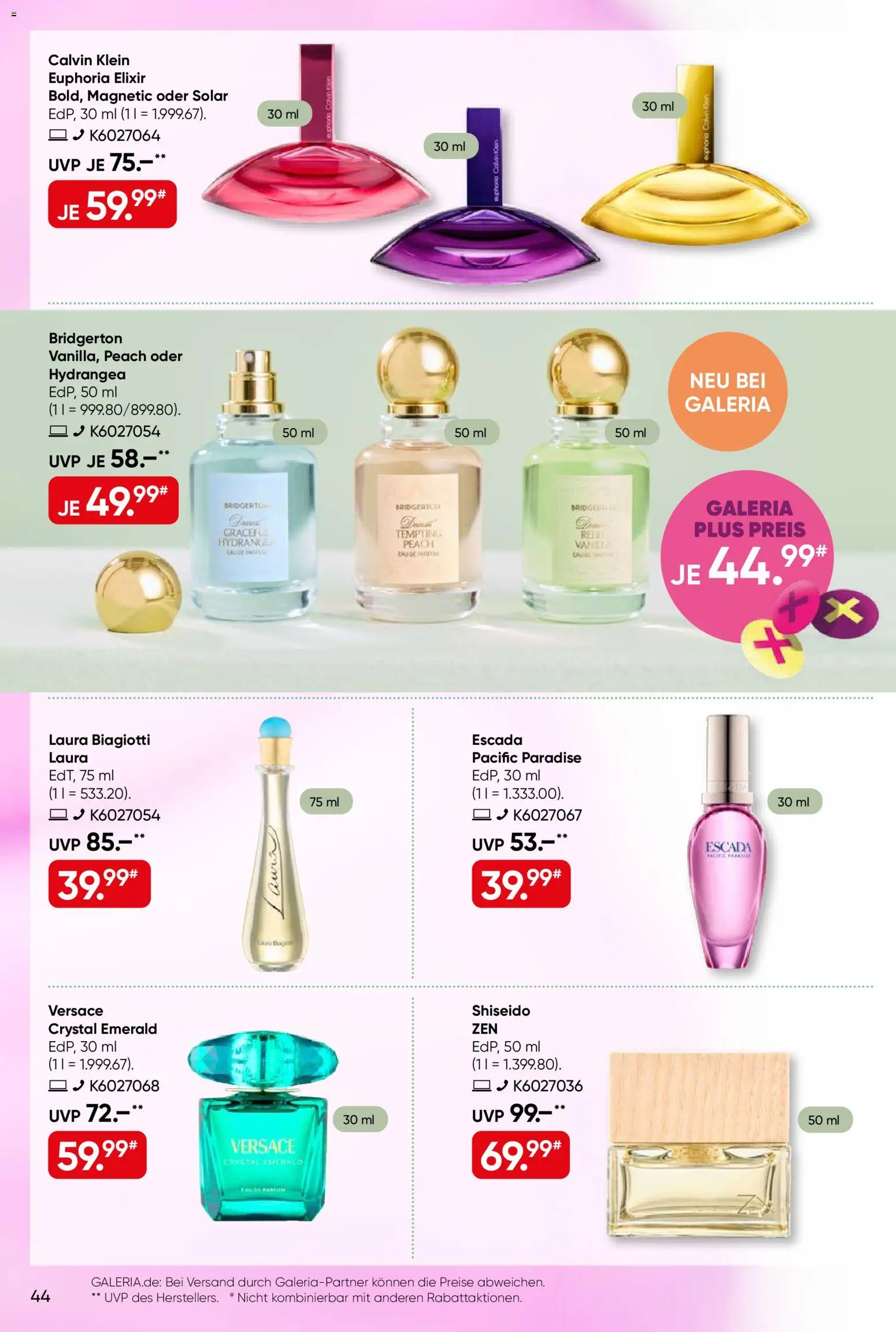 Galeria Karstadt Kaufhof Prospekt 	 – gültig ab 30.03.2026 | Seite: 44