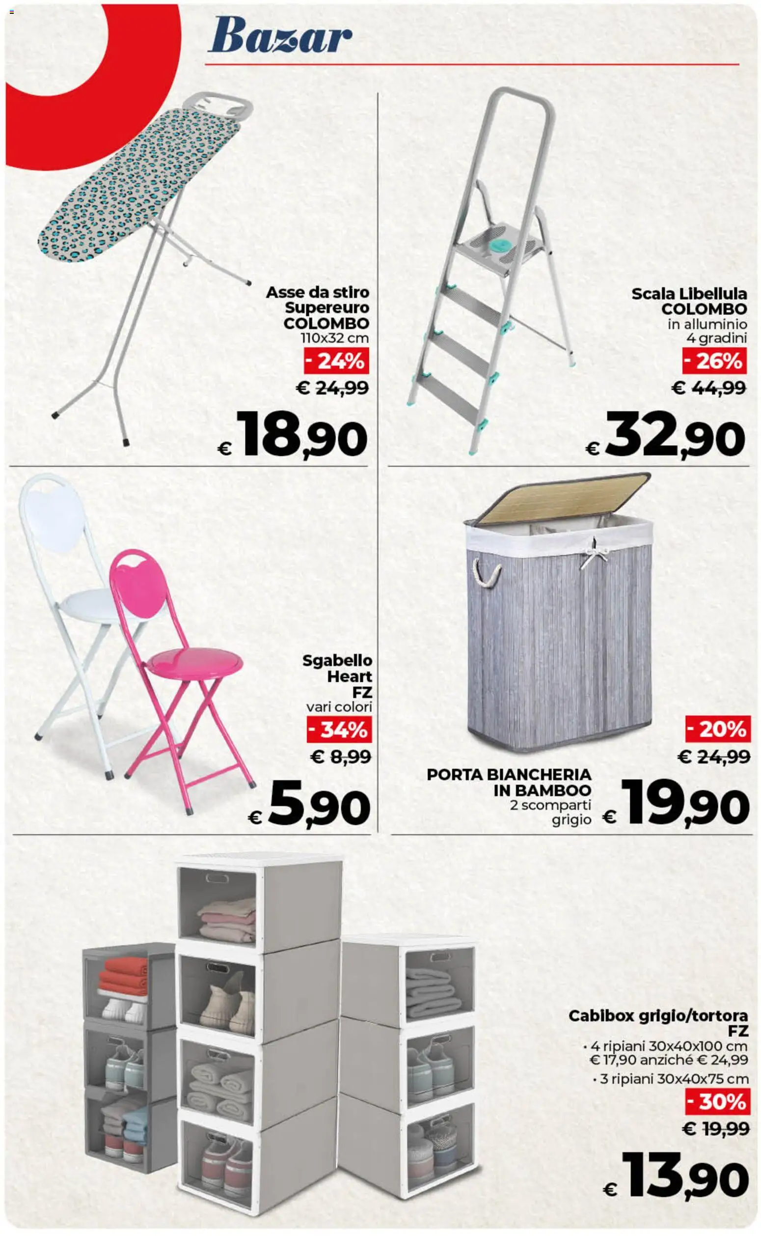 Volantino COOP del 28.04.2026 | Pagina: 47 | Prodotti: Sgabello, Scala, Alluminio