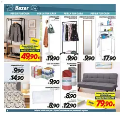 Anteprima del volantino SuperConveniente volantino Misterbianco valido a partire dal 17.03.2026 | Pagina: 31 | Prodotti: Letto, Specchio, Appendiabiti, Guanciale