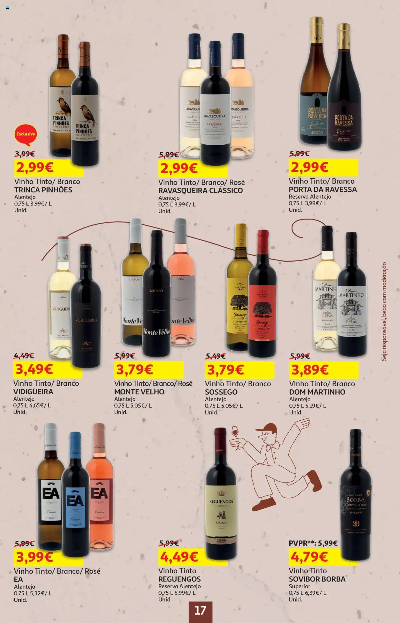 Auchan - Vinhos │ válido de 18.09.2025 | Página: 17 | Produtos: Porta, Vinho, Vinho tinto