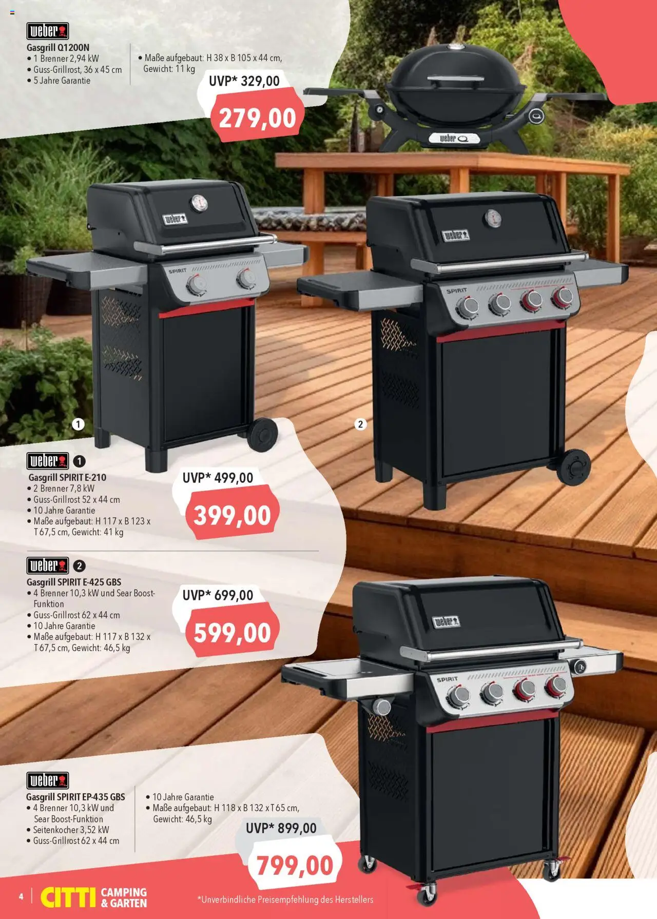 CITTI Markt - Camping und Garten - gültig ab dem 30.07.2025 | Seite: 4 | Produkte: Gewicht