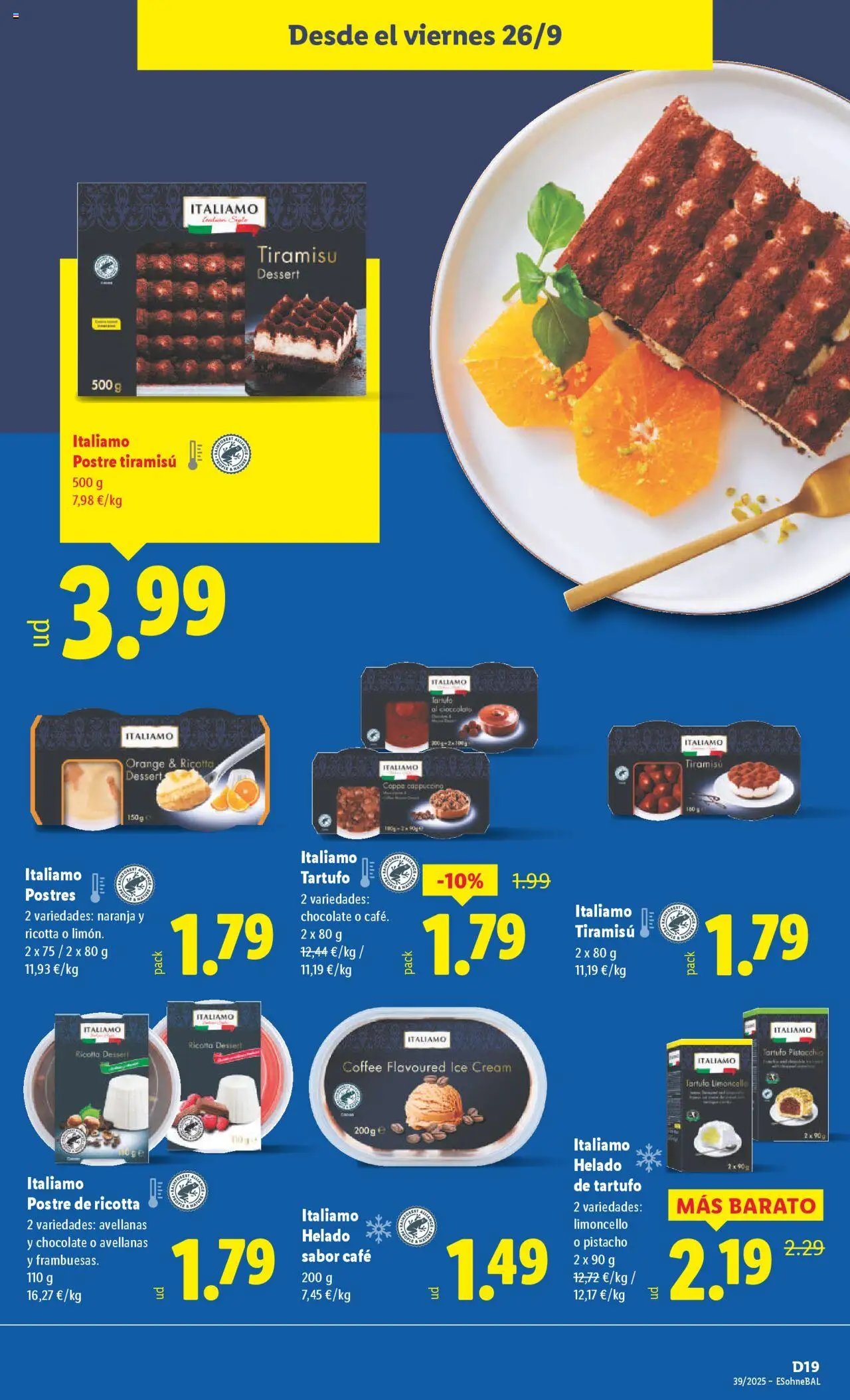 Lidl folleto │ válido desde el 22.09.2025 | Página: 31 | Productos: Café, Chocolate, Helado