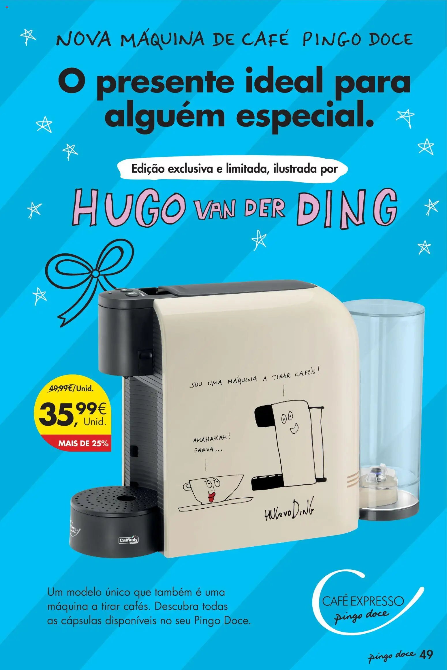 Pingo Doce - Natal │ válido de 11.11.2025 | Página: 49 | Produtos: Máquina de café, Café
