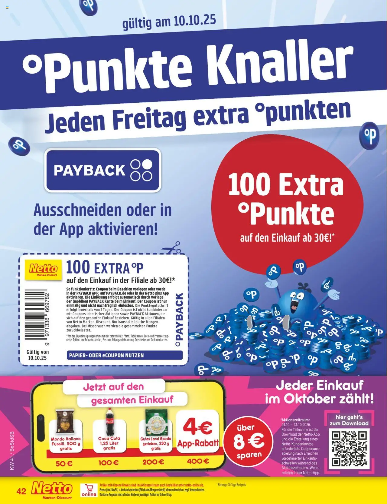 Netto Marken-Discount Prospekt 	 – gültig ab 06.10.2025 | Seite: 48 | Produkte: Coca cola, Cola, Gouda