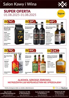 Pogląd oferty "Sużyw Gazetka - Salon kawy i wina" - ważna od 01.08.2025