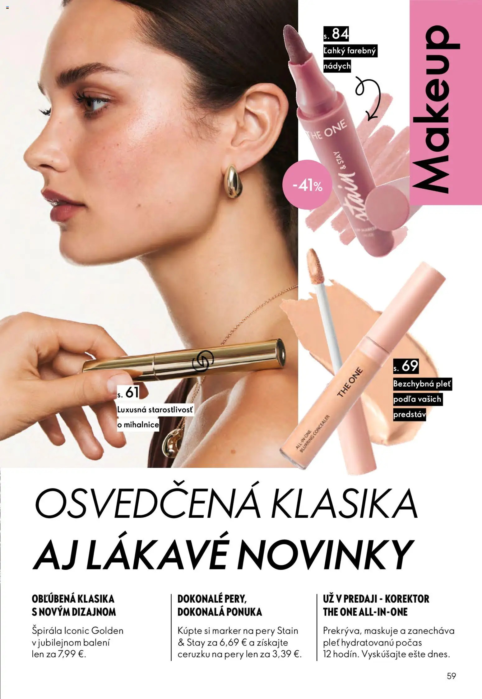 Nové Oriflame akcie – leták je platný od 04.03.2026 | Strana: 59 | Produkty: Korektor