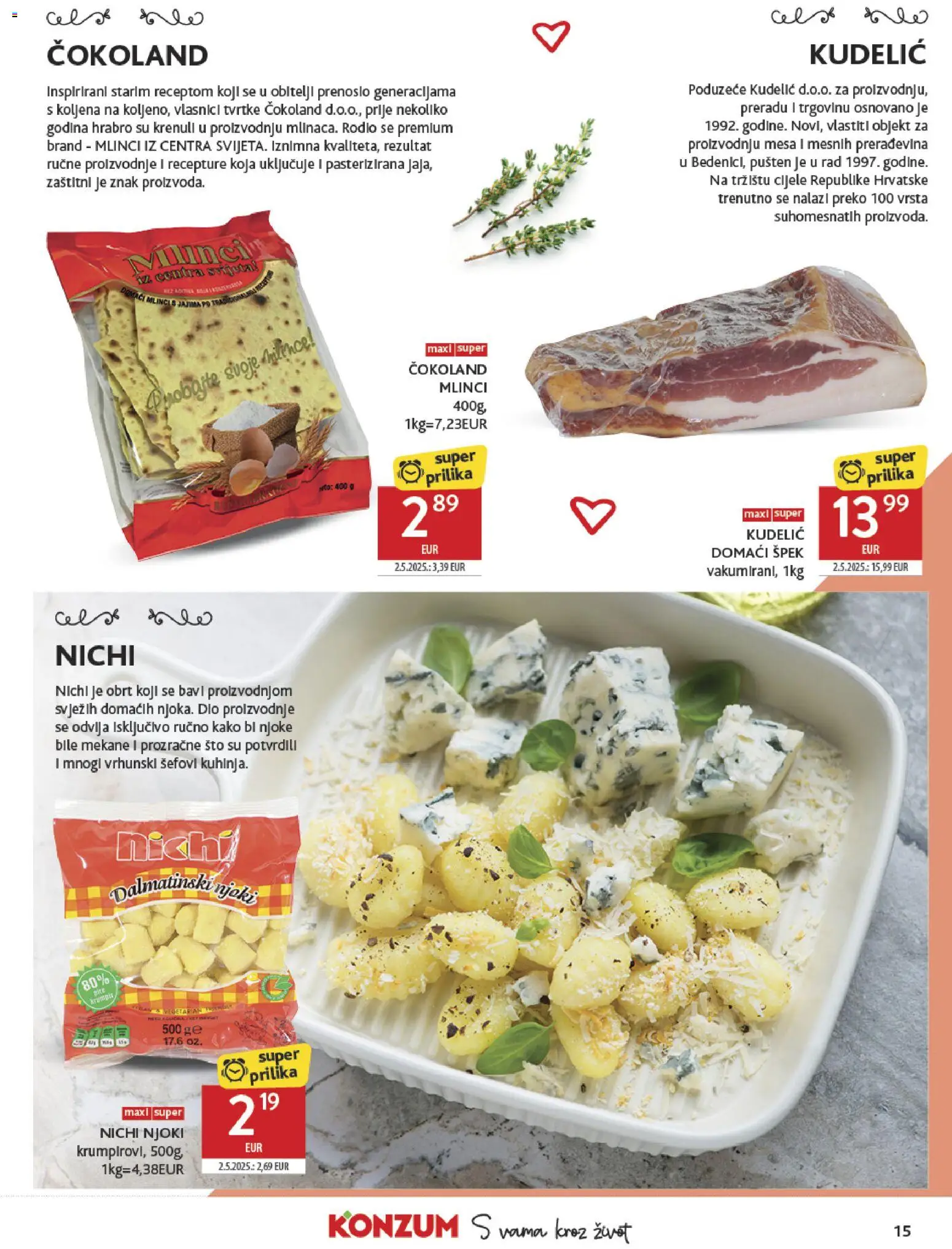 Konzum HR akciós ujság - amely érvényes a következő dátumtól: 18.02.2026 | Oldal: 15