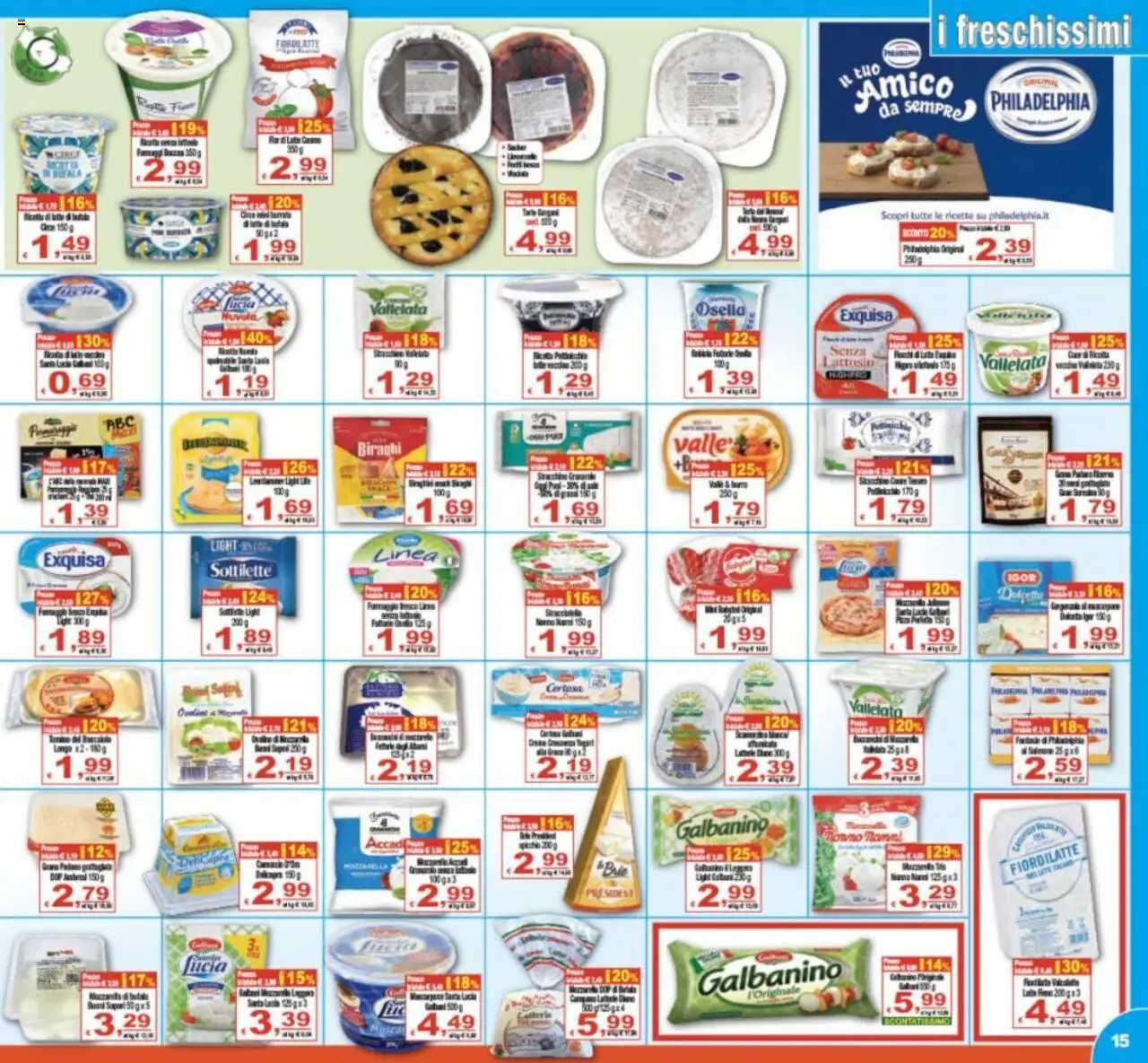 Volantino CTS del 25.07.2025 | Pagina: 15 | Prodotti: Tè, Mozzarella, Formaggio