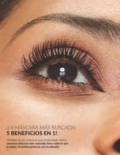 ¡LA MÁSCARA MÁS BUSCADA: 5 BENEFICIOS EN 1!, Olvídate de las máscaras que tenías hasta ahora, ¡nuestra máscara más valorada tiene todo lo que le pides, el match perfecto con tu mirada! │ válido desde el 01.09.2025 | Página: 66 | Productos: Máscara