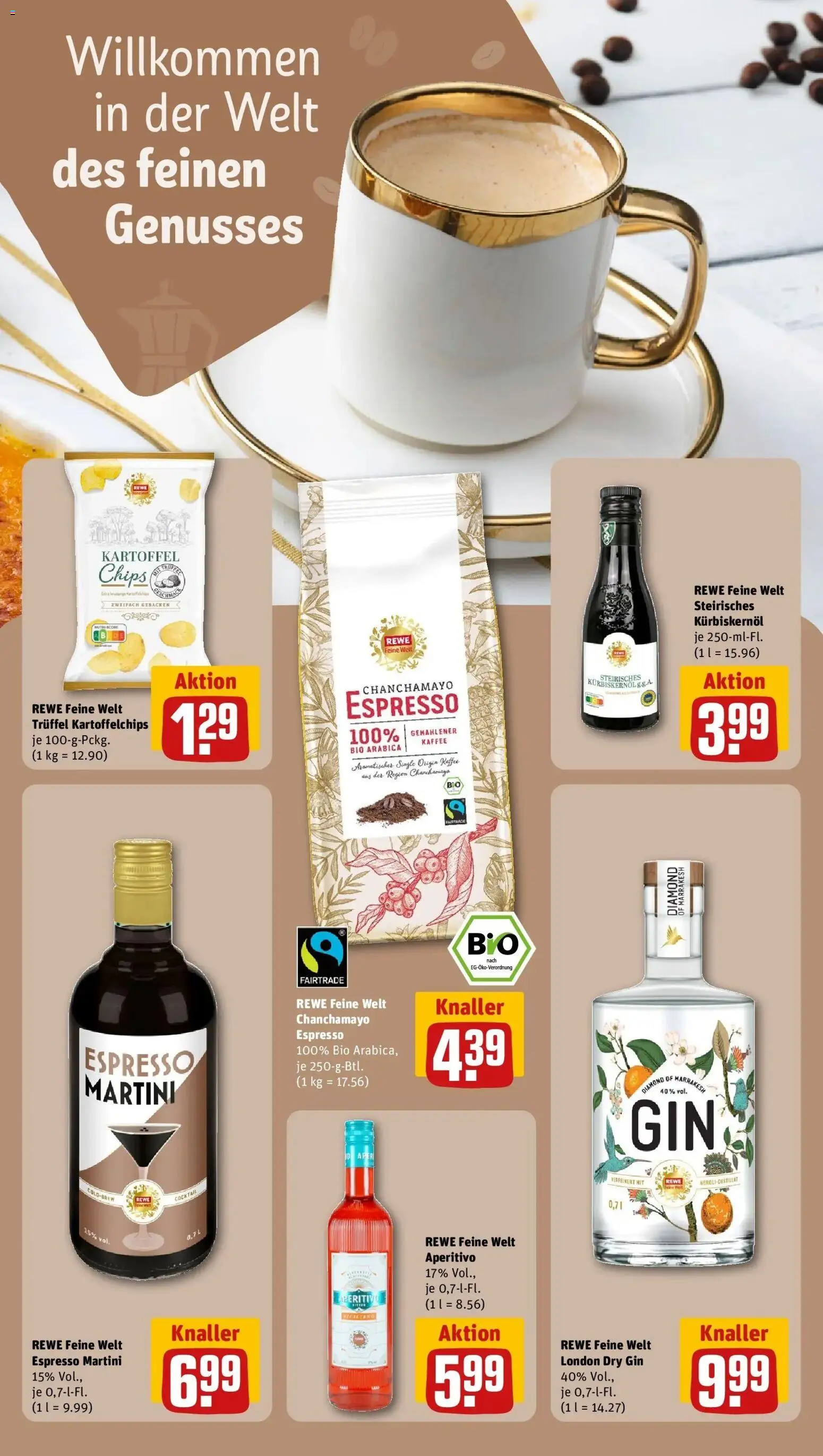 Rewe Prospekt Köln / Nippes	 – gültig ab 15.03.2026 | Seite: 18 | Produkte: Martini, Kürbiskernöl, Gin, Chips