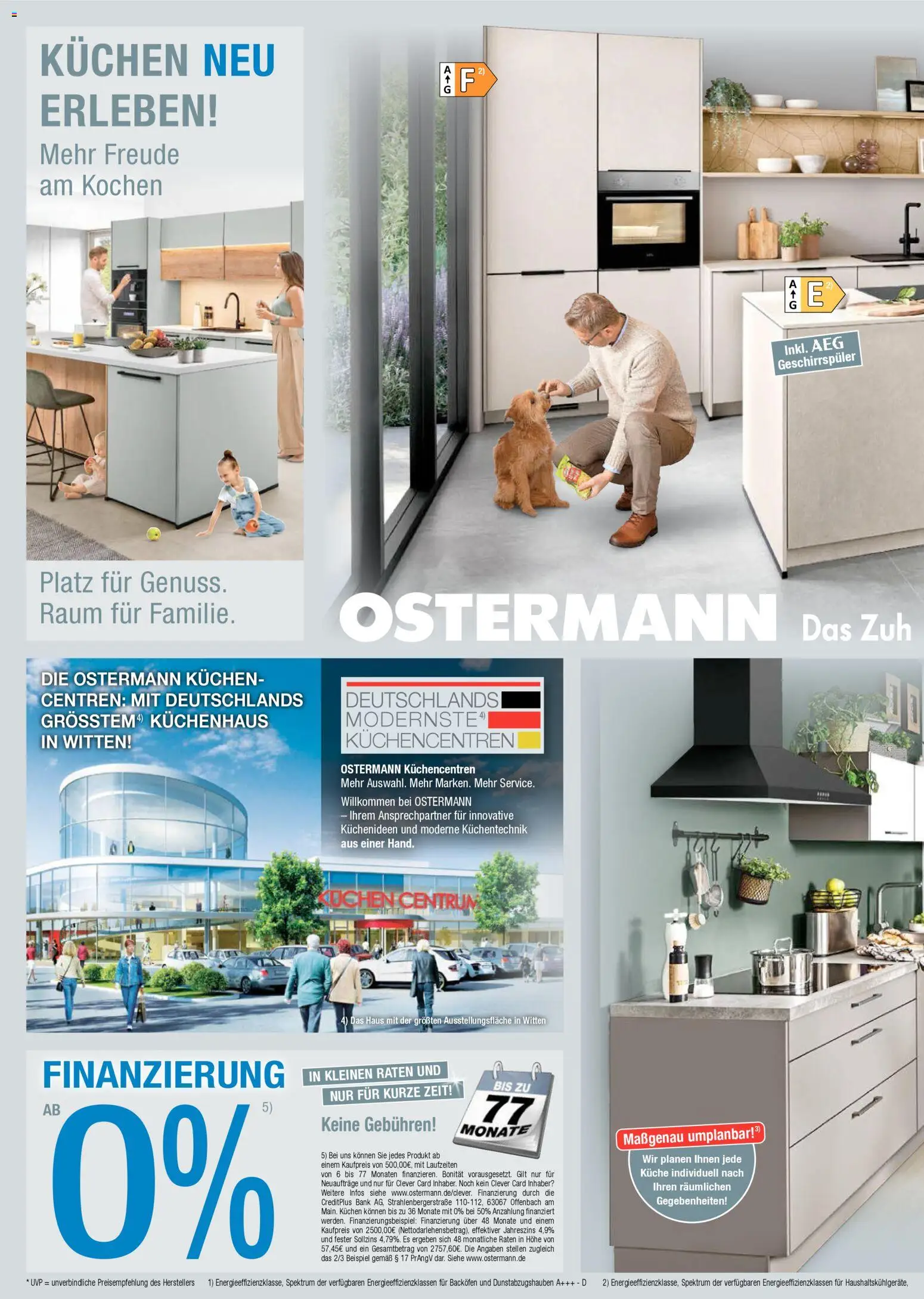 Ostermann Küchen Spezial – gültig ab 06.03.2026 | Seite: 20 | Produkte: AEG, Geschirrspüler, Backofen, Kuchen