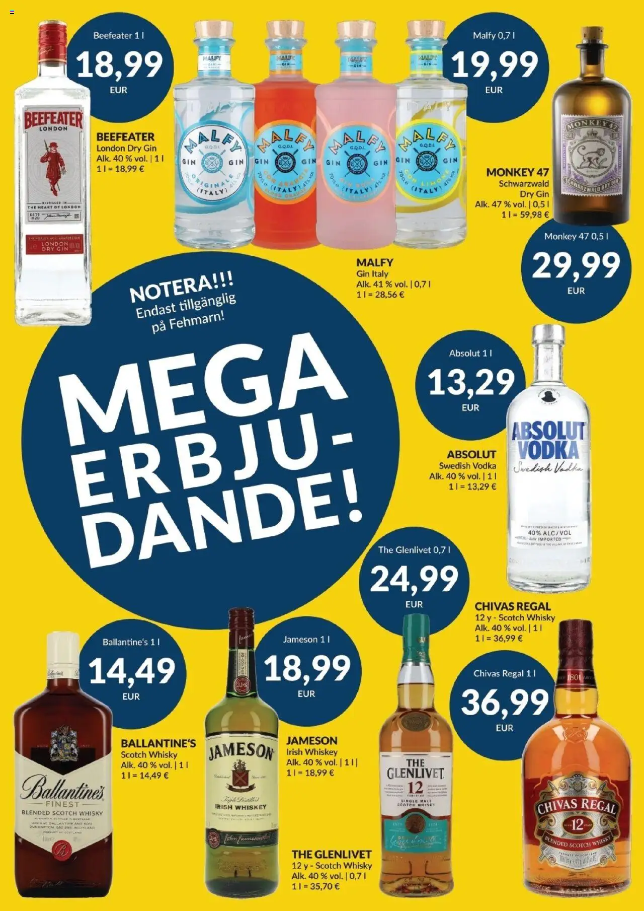 Nielsen Discount tilbudsavis – gyldig fra 02.10.2025 | Side: 7 | Produkter: Gin, Vodka, Whisky