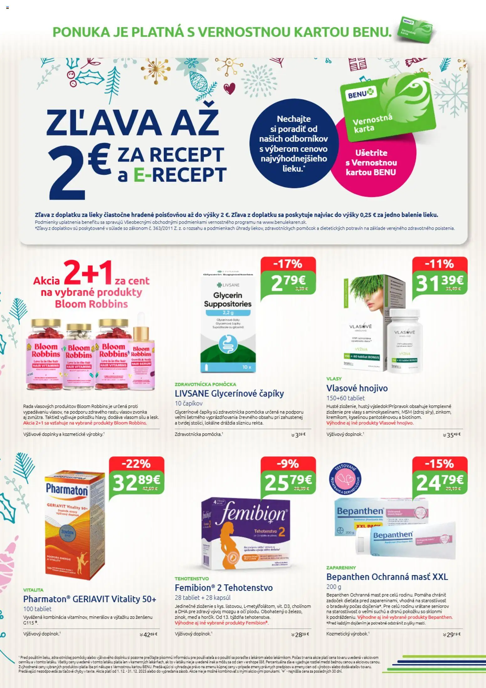 Nové BENU Lekáreň akcie – leták je platný od 01.12.2025 | Strana: 6