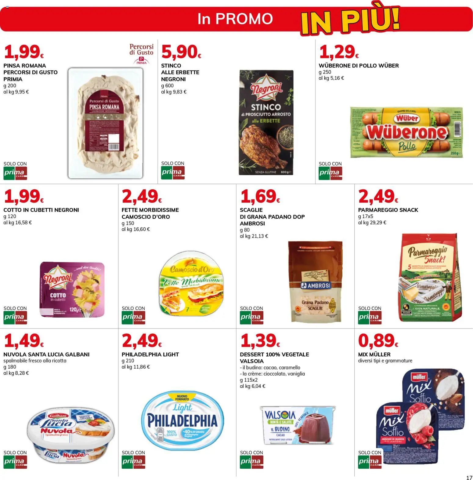 Volantino Basko del 28.10.2025 | Pagina: 17 | Prodotti: Arrosto, Pollo, Prosciutto, Grana Padano