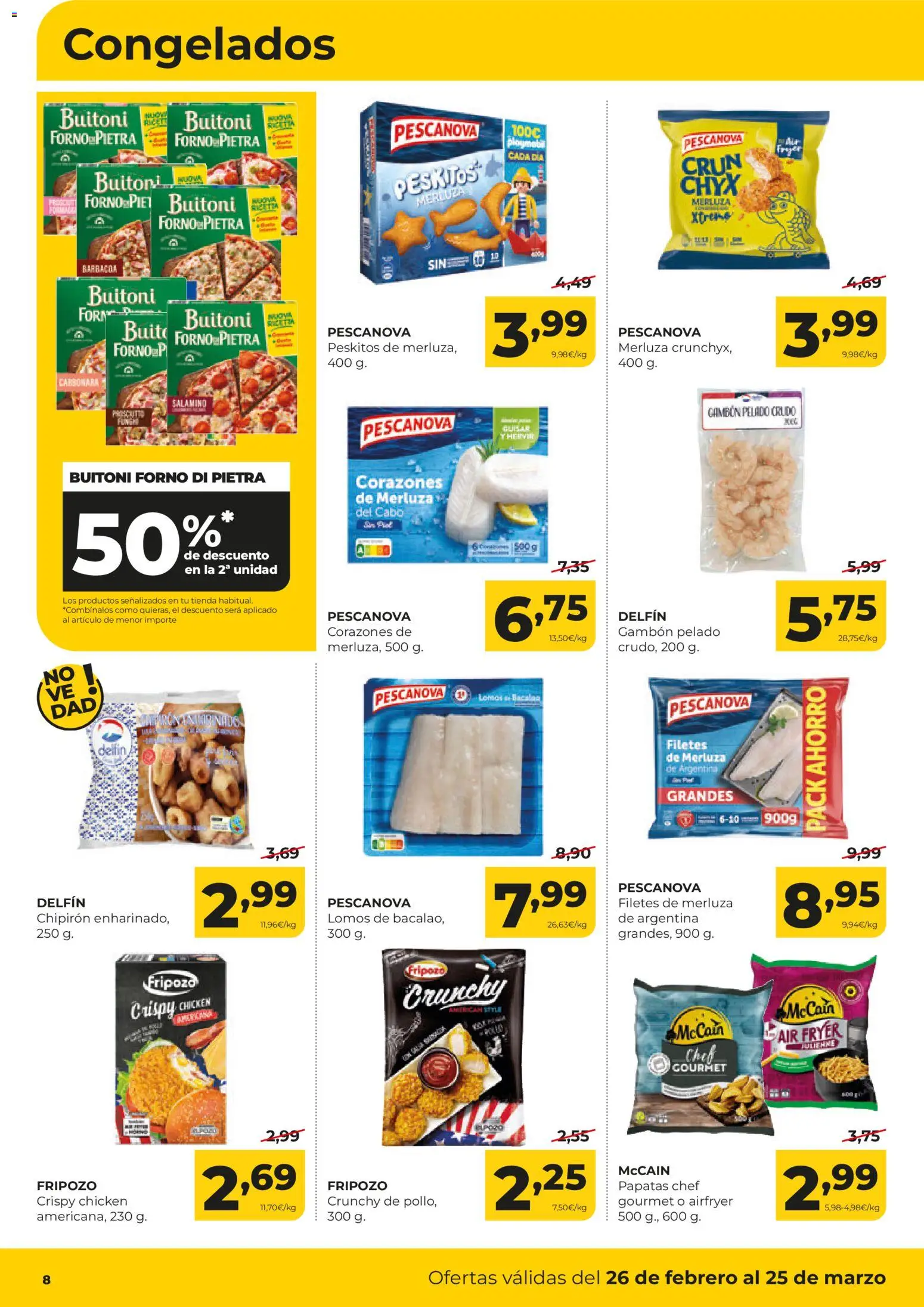 Alimerka folleto Asturias │ válido desde el 26.02.2026 | Página: 8 | Productos: Filetes de merluza, Barbacoa