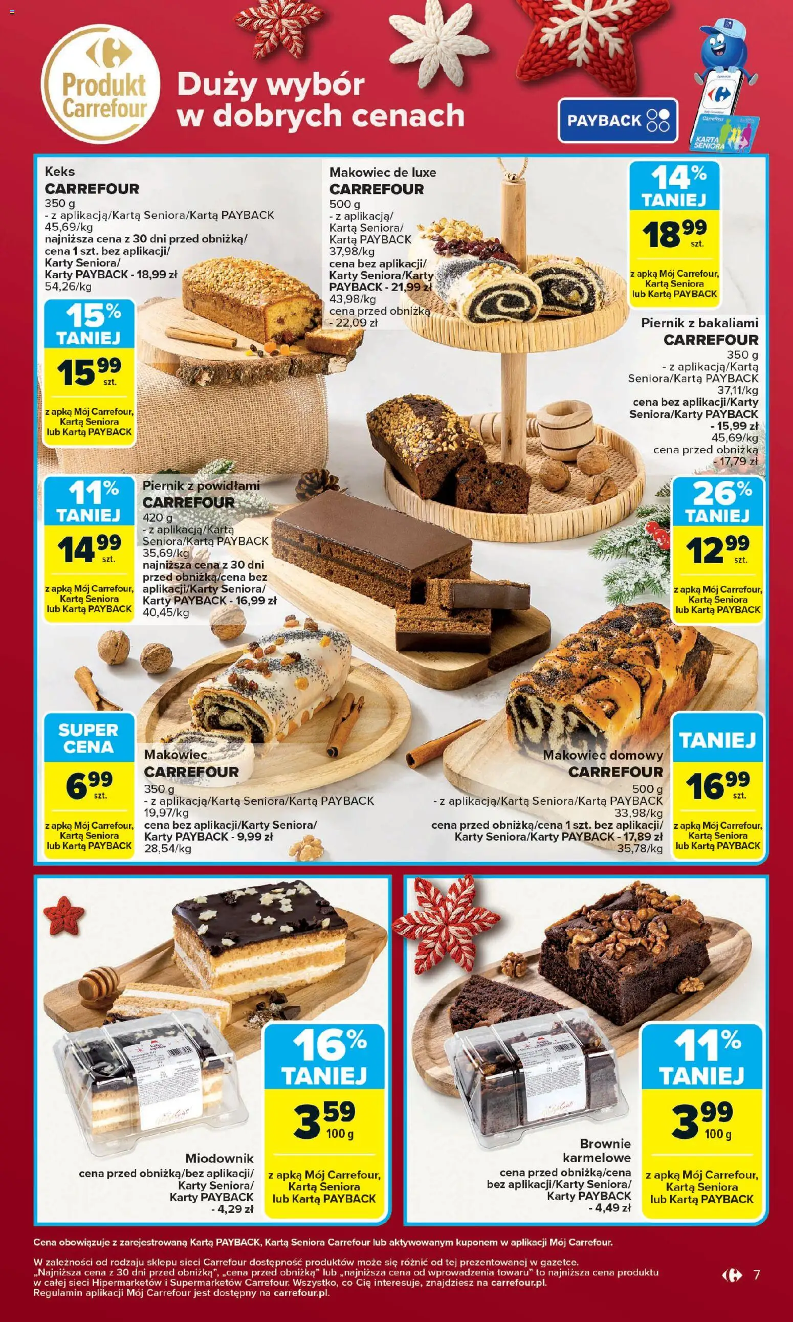 Carrefour Gazetka od 15.12.2025 | Strona: 11 | Produkty: Karta, Piernik, Brownie