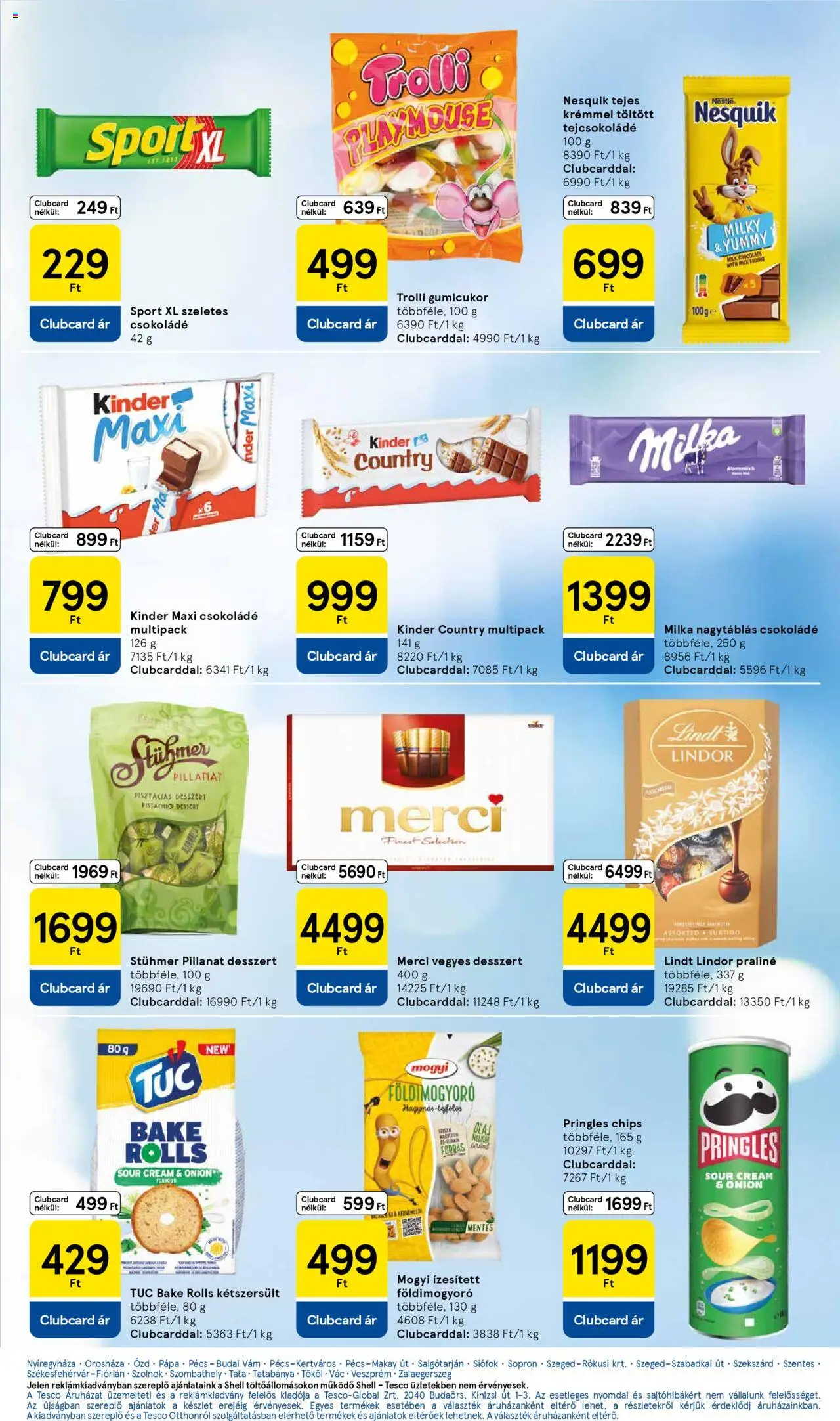 Tesco akciós ujság - amely érvényes a következő dátumtól: 12.06.2025 | Oldal: 23 | Termékek: Chips, Nesquik, Kétszersült, Földimogyoró