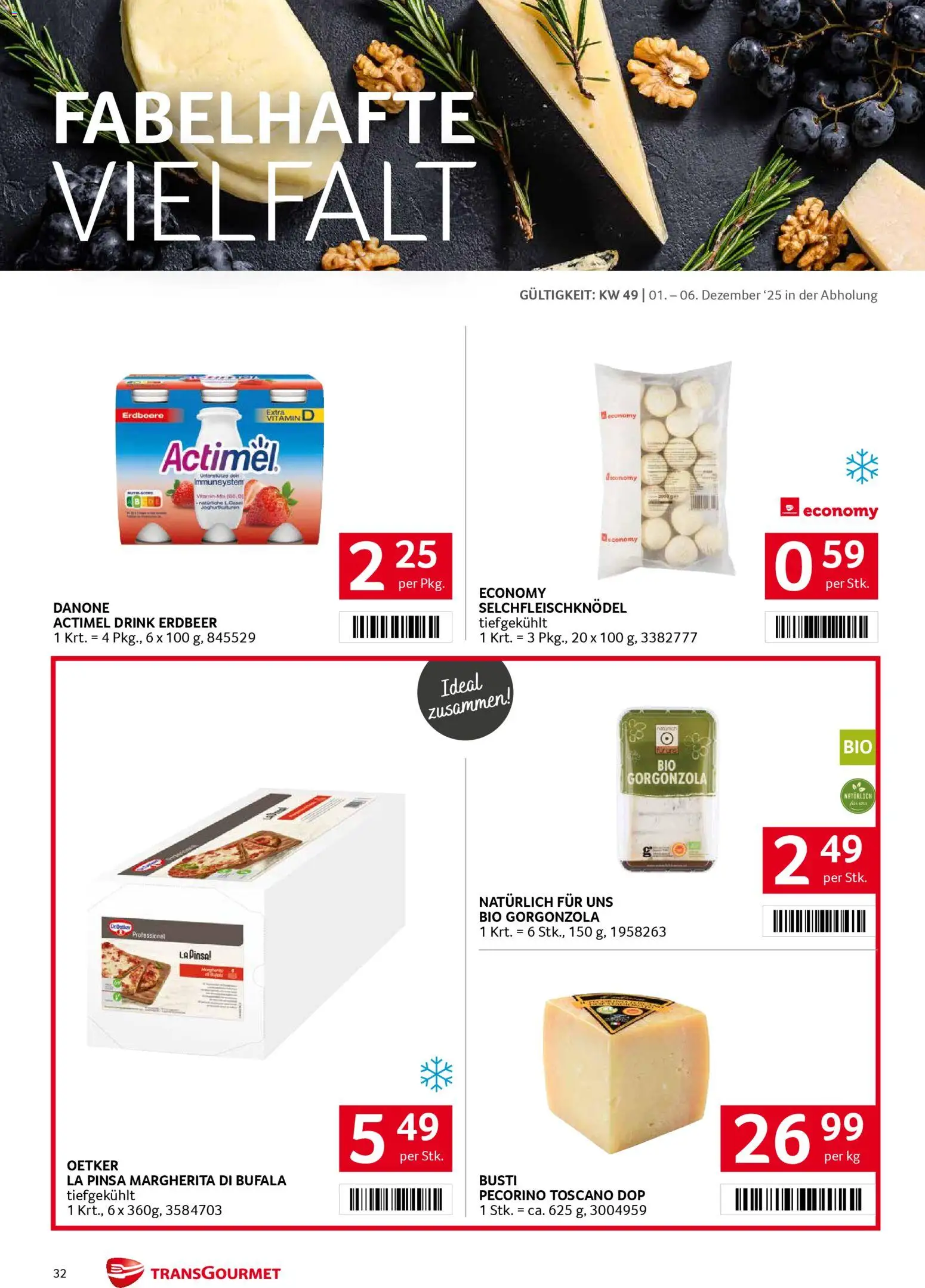 Transgourmet Flugblatt gültig ab 01.12.2025 | Seite: 32