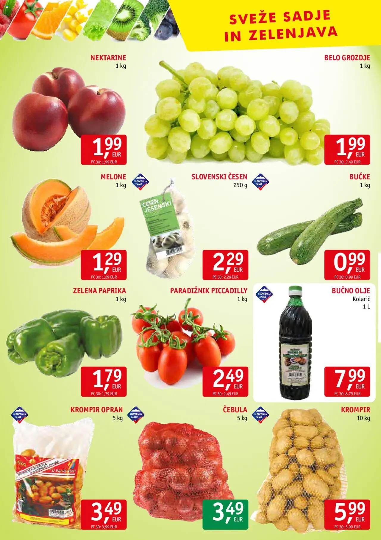Jager katalog │ velja od 20.08.2025 | Stran: 8 | Izdelki: Grozdje, Bučno olje, Zelenjava, Sadje