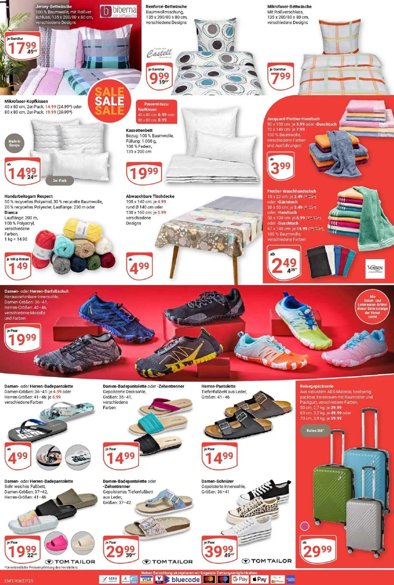 Globus prospekt Mittelhausen	 - gültig ab dem 29.06.2025 | Seite: 27 | Produkte: Raumteiler, Bettwäsche, Kopfkissen