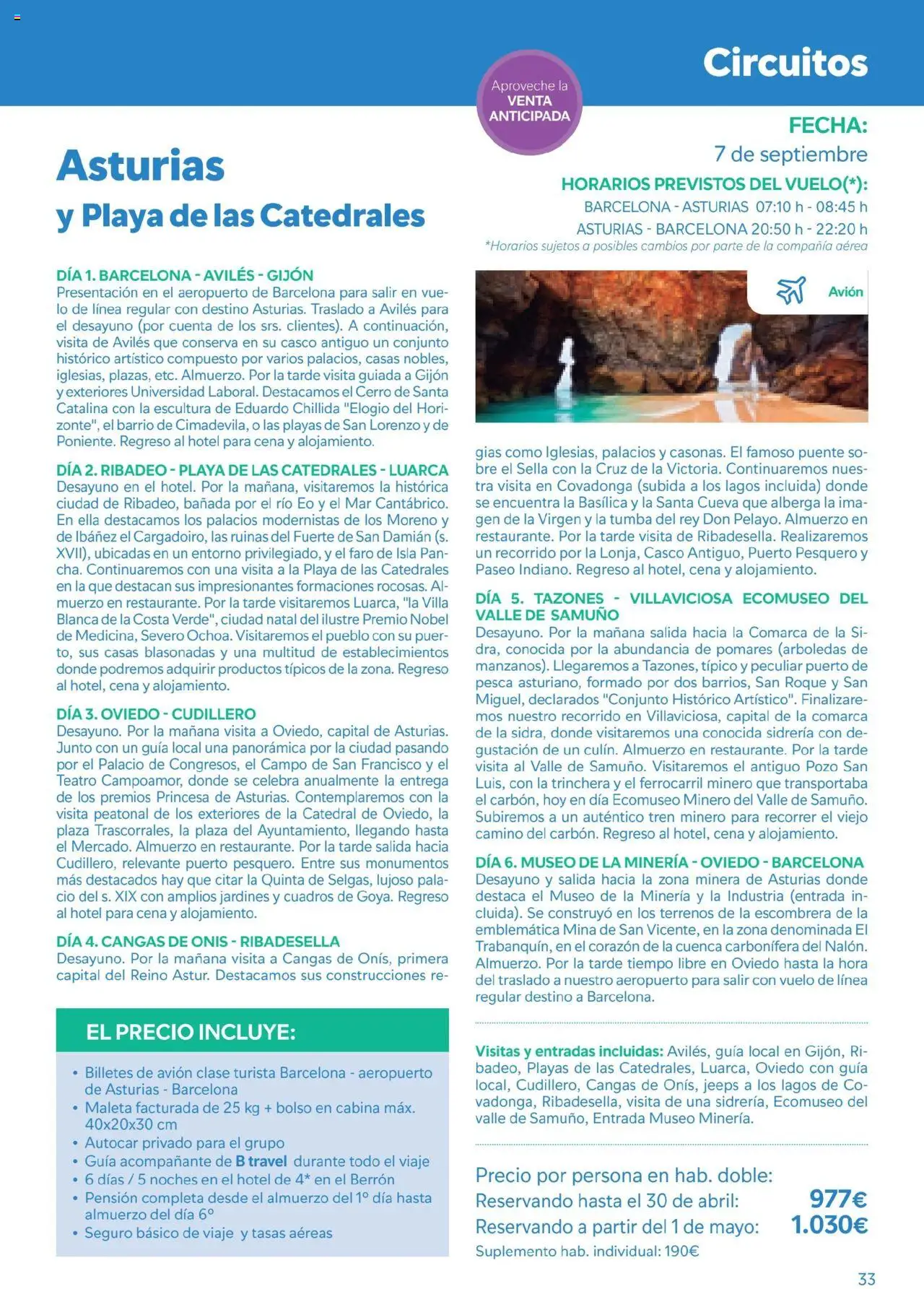 B the travel brand Viatges i Excursions │ válido desde el 01.05.2025 | Página: 33 | Productos: Pan, Bolso, Maleta