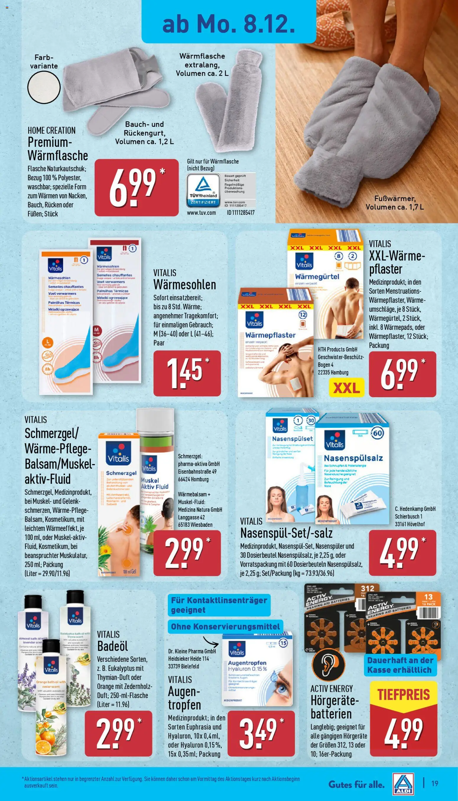 Aldi Prospekt 	 – gültig ab 08.12.2025 | Seite: 19 | Produkte: Batterien, Energy, Home creation